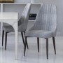 GRADE A1 - Harland Upholstered Occasional Chair in Light Grey