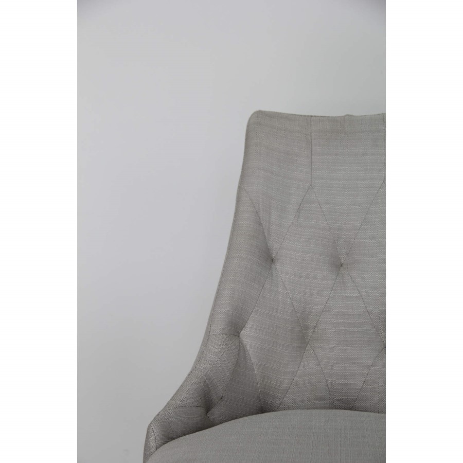 Devall Upholstered Occasional Chair in Rich Stone