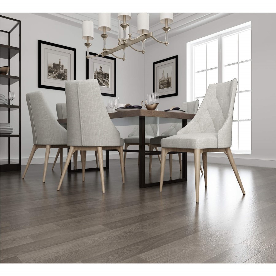 Devall Upholstered Occasional Chair in Rich Stone