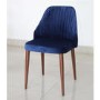 GRADE A1 - Greenwich Upholstered Occasional Chair in Blue Velvet