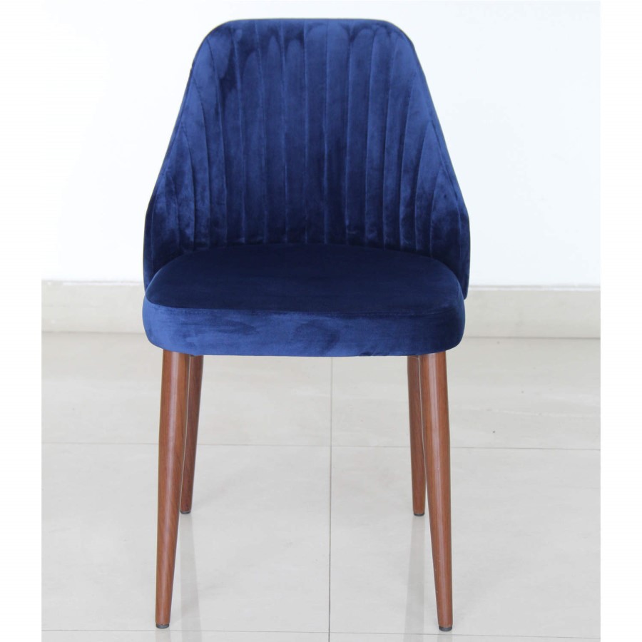GRADE A1 - Greenwich Upholstered Occasional Chair in Blue Velvet