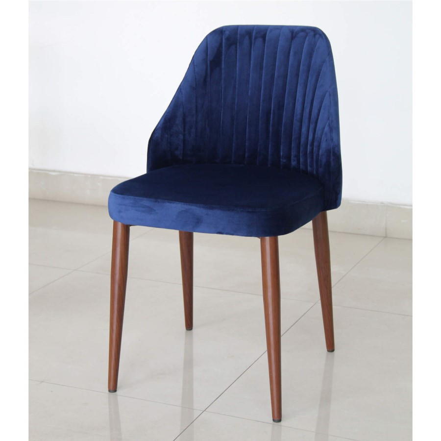 GRADE A1 - Greenwich Upholstered Occasional Chair in Blue Velvet