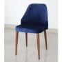 GRADE A1 - Greenwich Upholstered Occasional Chair in Blue Velvet