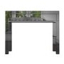 GRADE A2 - Eva Grey Mirrored 2 Drawer Dressing Table with Crystal Effect Handles