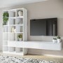 GRADE A2 - Large White Gloss Bookcase - Everett