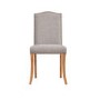GRADE A1 - Evesham Pair of Dining Chairs with Stud Detail Grey