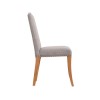 GRADE A1 - Evesham Pair of Dining Chairs with Stud Detail Grey