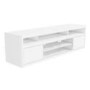 GRADE A1 - Neo Large White High Gloss TV Unit with Soundbar Shelf
