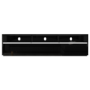 GRADE A1 - Black High Gloss XL TV Unit with Sound Bar Shelf - TV's up to 80" - Neo