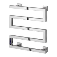 Reina Vispa Chrome Designer Towel Radiator 510 x 500mm