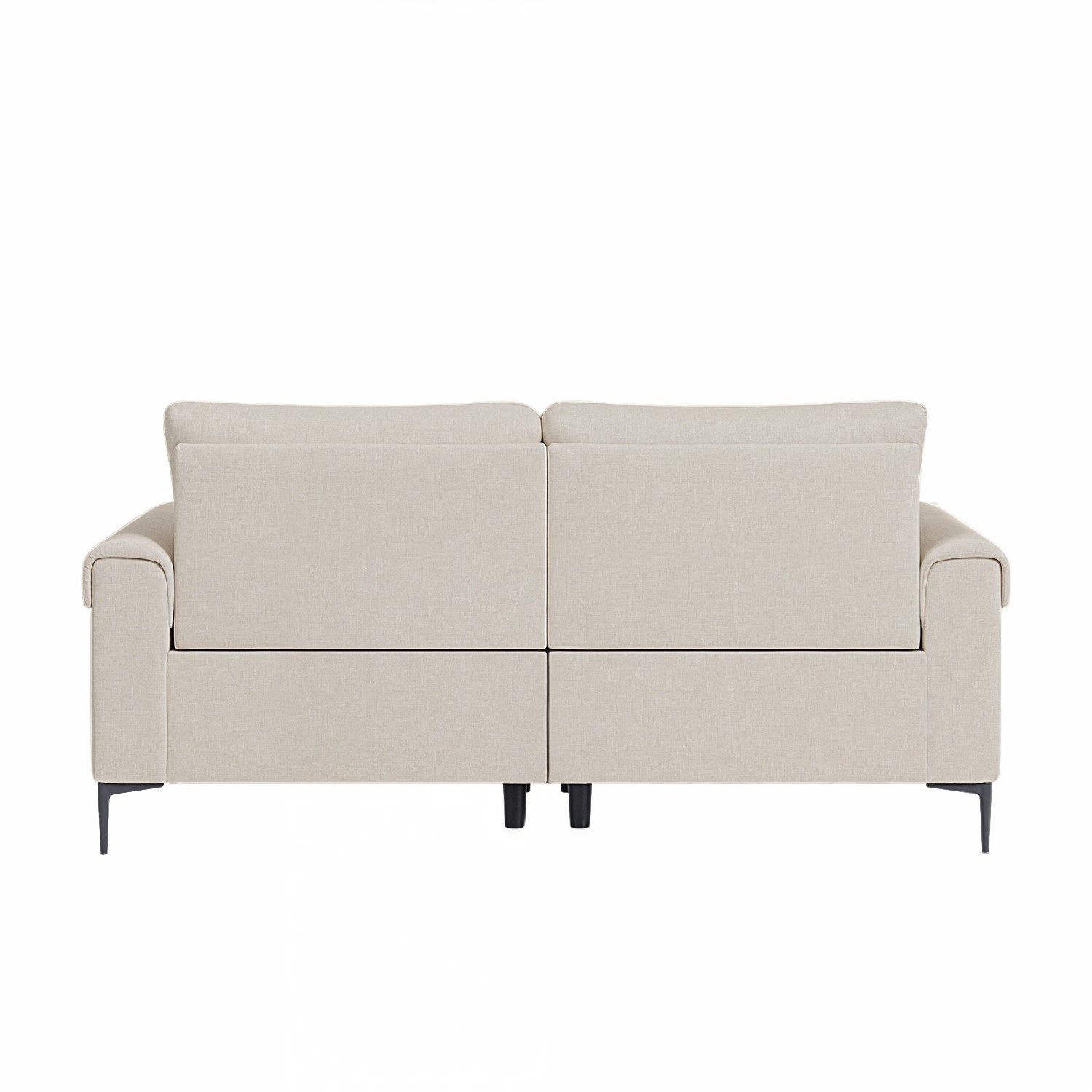 Beige Fabric 3 Seater Electric Recliner Sofa - Ezra - Furniture123