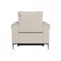 Beige Fabric Electric Recliner Armchair - Ezra