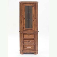 Wilkinson Furniture Emerson Corner Display Unit in Oak