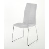 Vida Living Pair of Upholstered Grey Dining Chairs