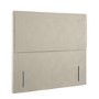 Beige Velvet Double Plain Headboard - Langston