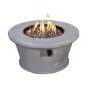 Foremost Dome Gas Fire Pit Garden Table - Concrete Effect with Lava Stones