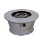 Foremost Dome Gas Fire Pit Garden Table - Concrete Effect with Lava Stones