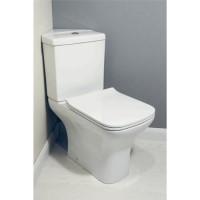 Lavender Corner Toilet with Slimline Soft Close Seat Lavender Corner Toilet with Slimline Soft Close Seat