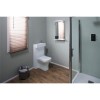 White Cloakroom Toilet Unit &amp; Soft Close Seat