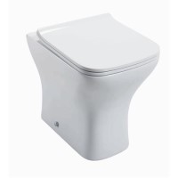 Lavender Back to Wall Toilet with Slimline Soft Close Seat Lavender Back to Wall Toilet with Slimline Soft Close Seat