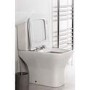 Lavender Compact Close Coupled Toilet with  Slimline Soft Close Seat