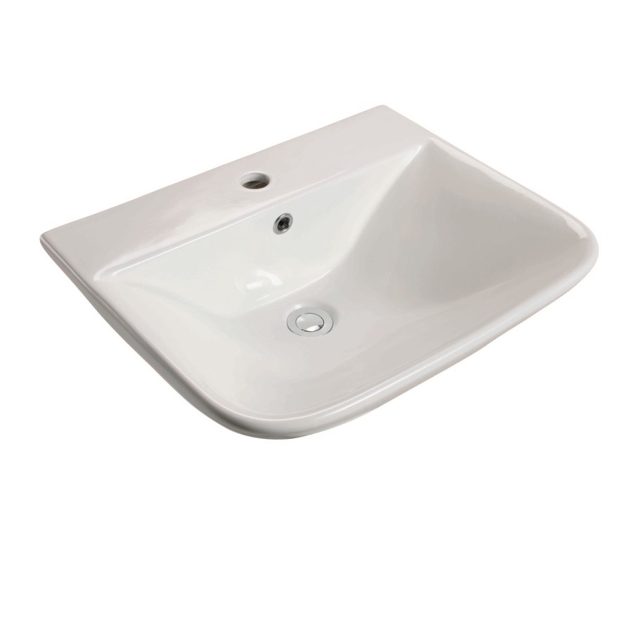 Lavender Pedestal Sink - 1 Tap Hole