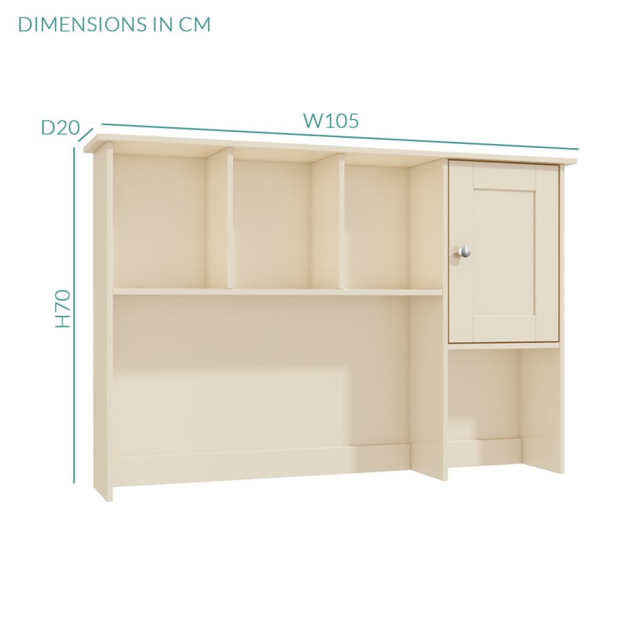 Farley Hutch Top in Cream/Ivory