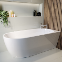 Freestanding Single Ended Right Hand Corner Bath 1650 x 780mm - Faro