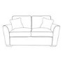 Fantasia 2 Seater Std Back Sofa Silver Grey