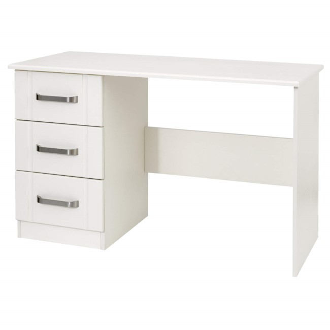 One Call Furniture Flute Dressing Table in Textured Ivory - Furniture123