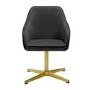 Felix Office Chair in Black Velvet - LPD