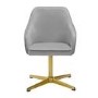 Felix Office Chair in Grey Velvet - LPD