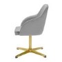 Felix Office Chair in Grey Velvet - LPD