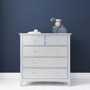 Fenton 2+3 Chest of Drawers in Light Grey