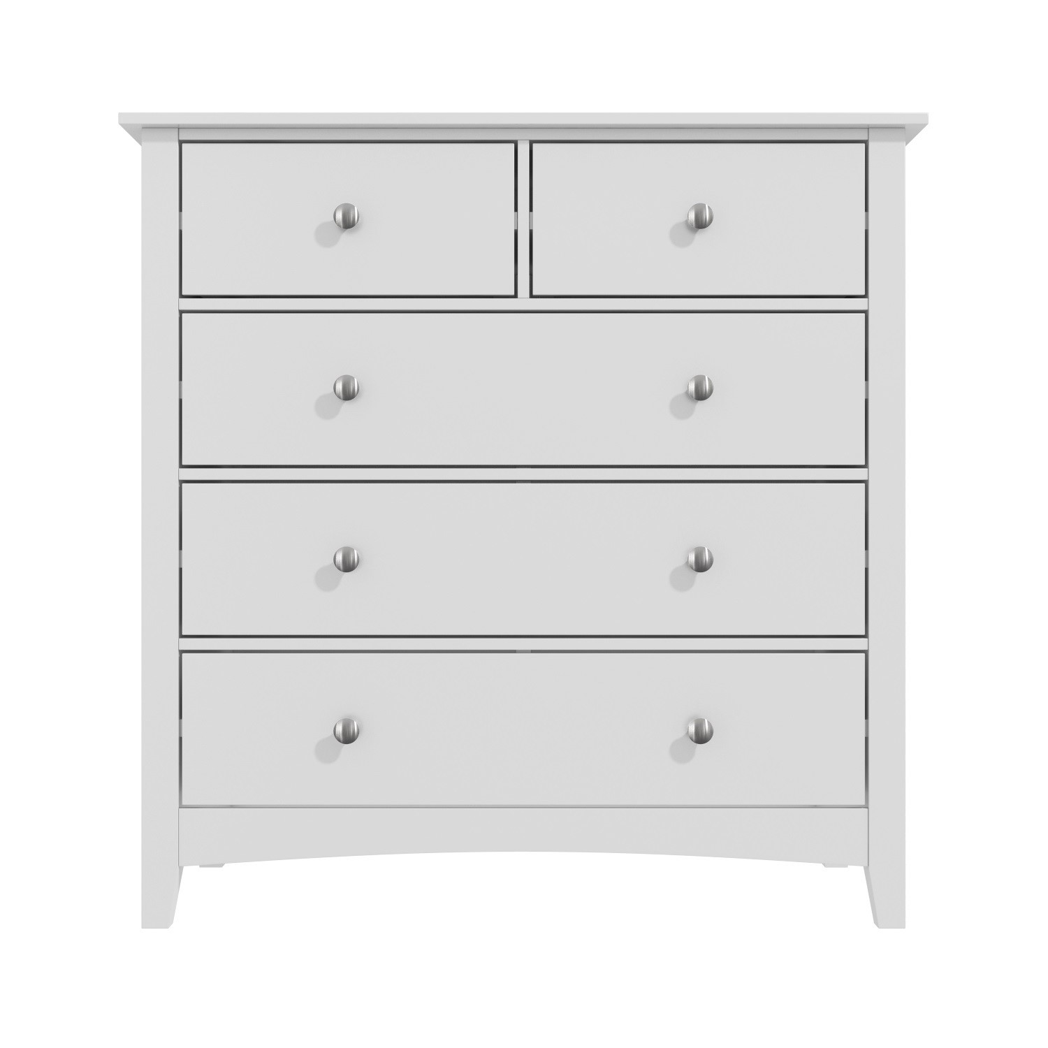 Finch 2 3 Chest of Drawers in Light Grey