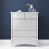 GRADE A2 - Finch 2+4 Chest of Drawers in Light Grey