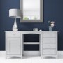 Fenton 5 Drawer 1 Door Dressing Table in Light Grey