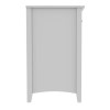 Fenton 5 Drawer 1 Door Dressing Table in Light Grey