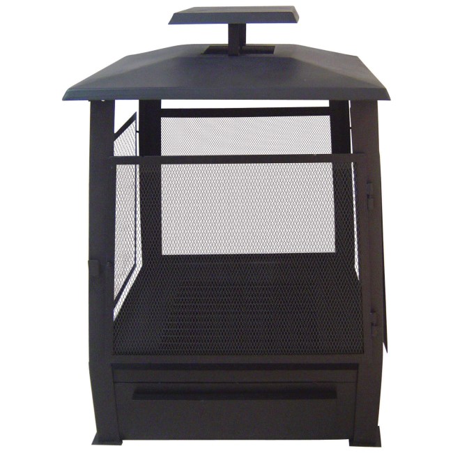 Square Heater with Mesh Door