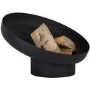 Fallen Fruits Black Metal Sloping Fire Bowl