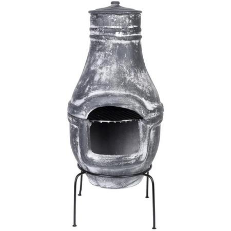 Outdoor Small Terrace Heater in Terracotta Grey 