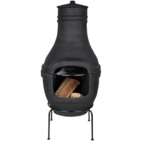 Outdoor Terrace Heater in Terracotta Grey - Large