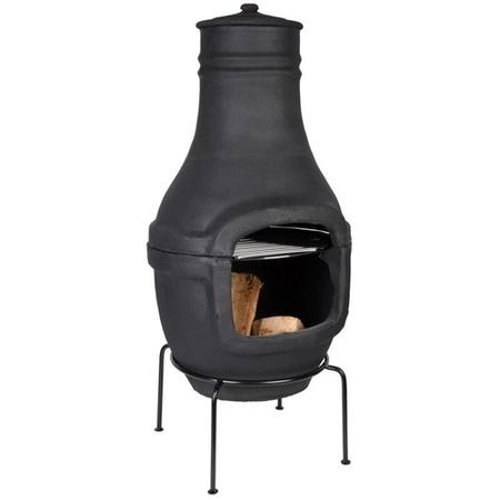 Outdoor Terrace Heater in Terracotta Grey - Large