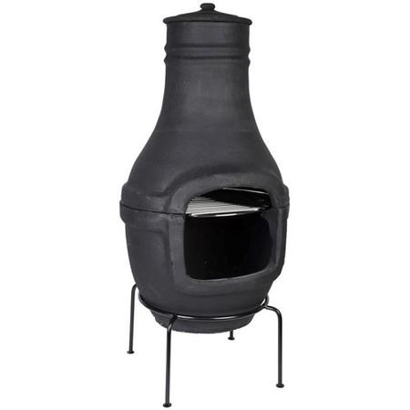 Outdoor Terrace Heater in Terracotta Grey - Large