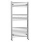 Ellie Chrome Flat Heated Towel Rail Radiator - 600 x 1200mm