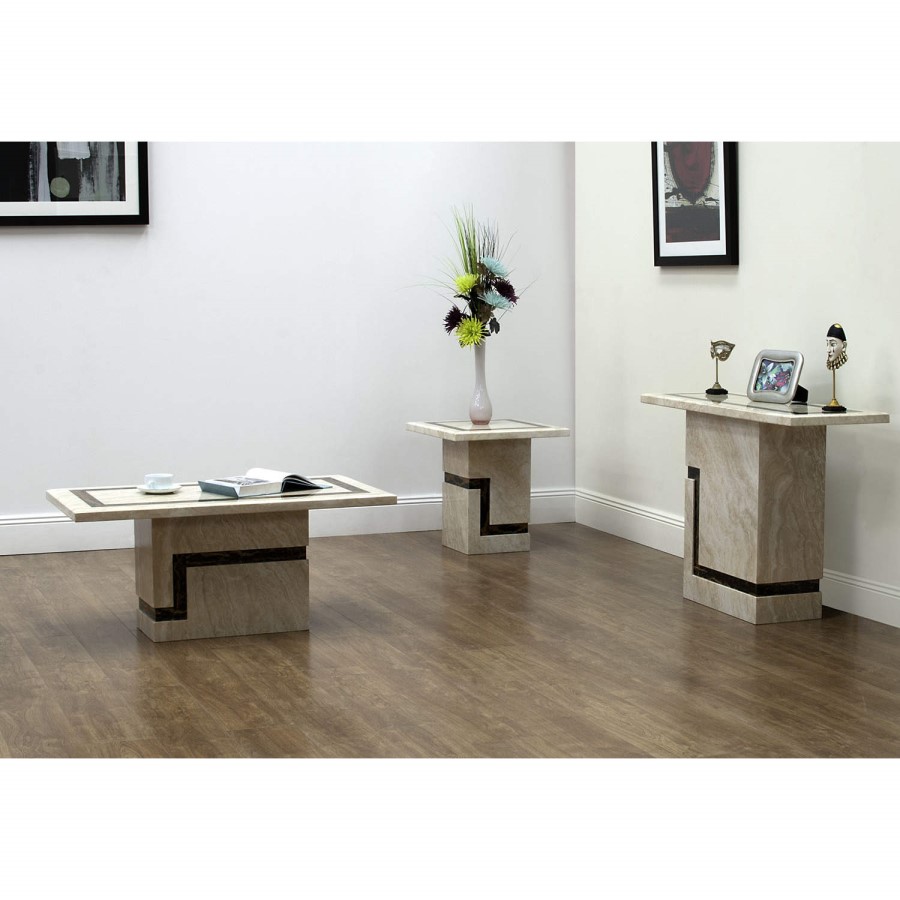 Wilkinson Furniture Filippo End Table in Marble