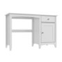 Fenton 1 Drawer 1 Door Desk in Light Grey