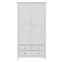 Finch Combi 2 Door 3 Drawer Wardrobe in Light Grey