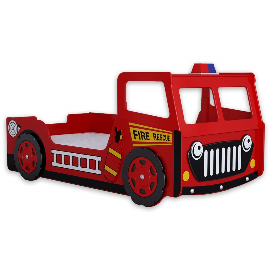 GRADE A3 - GRADE A1 - Julian Bowen Fire Engine Novelty Bed Frame EXCLUSIVE