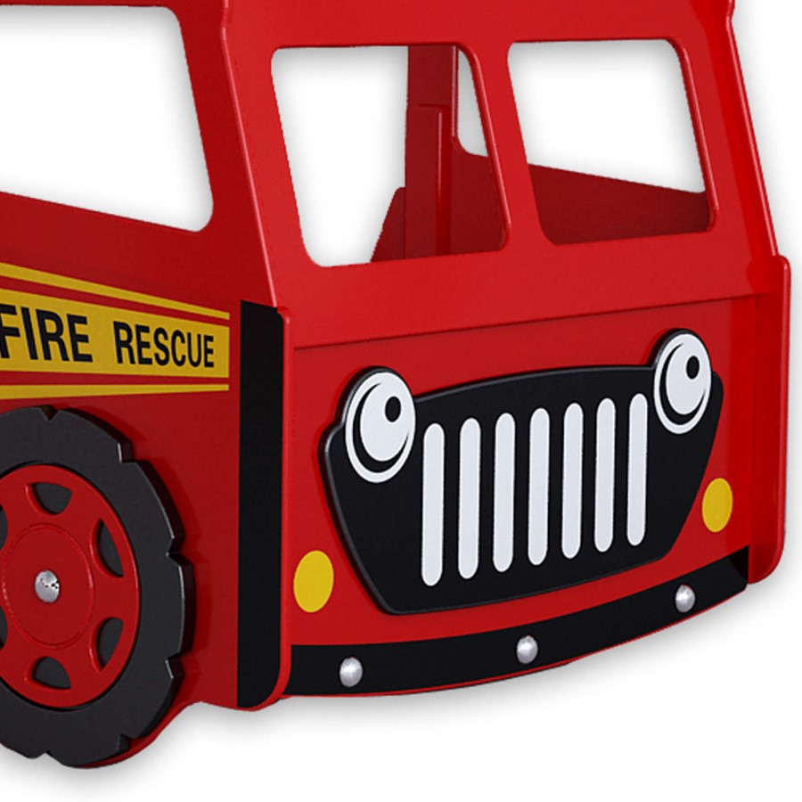 GRADE A3 - GRADE A1 - Julian Bowen Fire Engine Novelty Bed Frame EXCLUSIVE